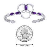 Citta Sterling Silver Cuff Bracelet with Gems TBA120