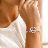 Citta Sterling Silver Cuff Bracelet with Gems TBA120