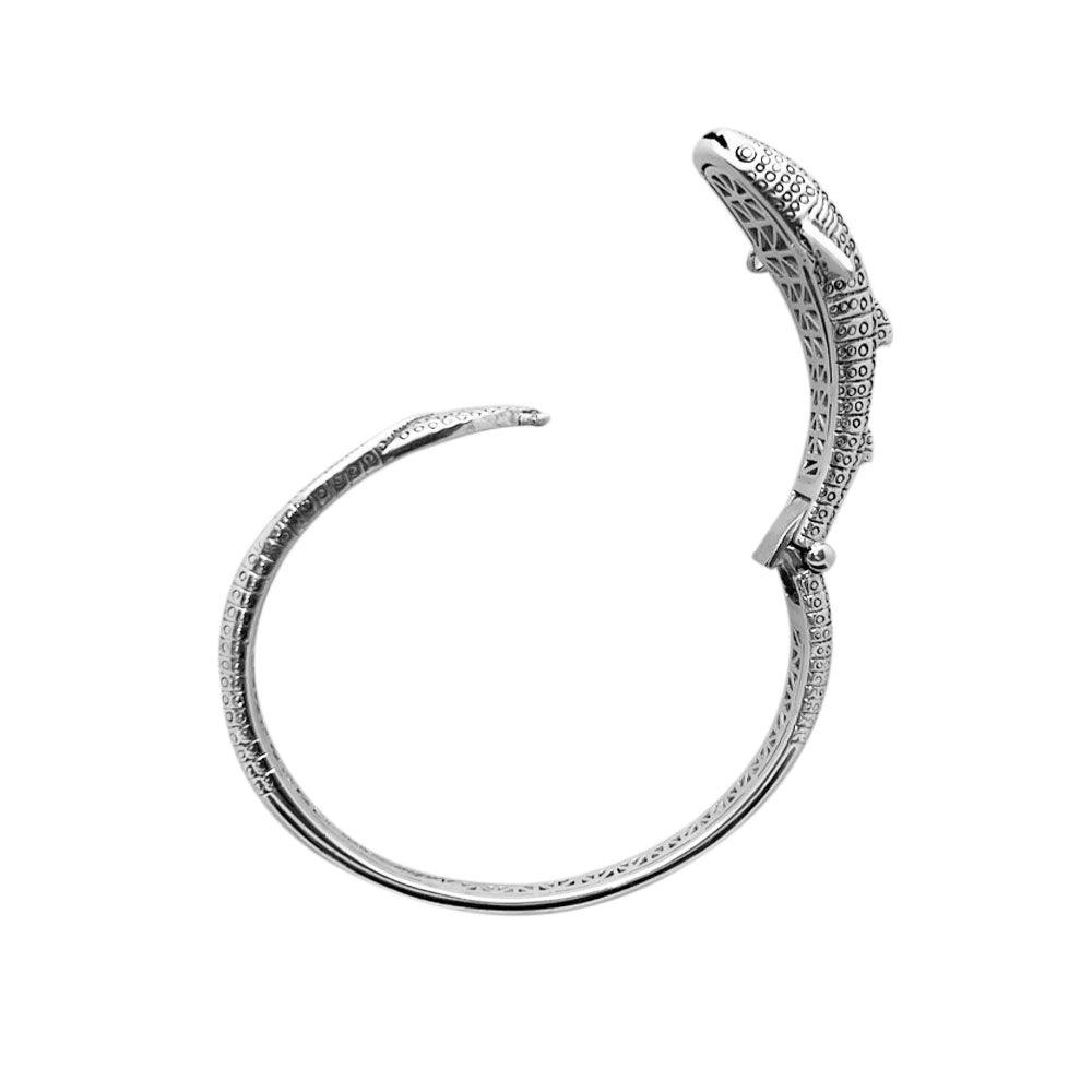 Whale Shark Sterling Silver Cuff Bracelet TBA188 - Jewelry