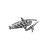 Whale Shark Sterling Silver Cuff Bracelet TBA188 - Jewelry