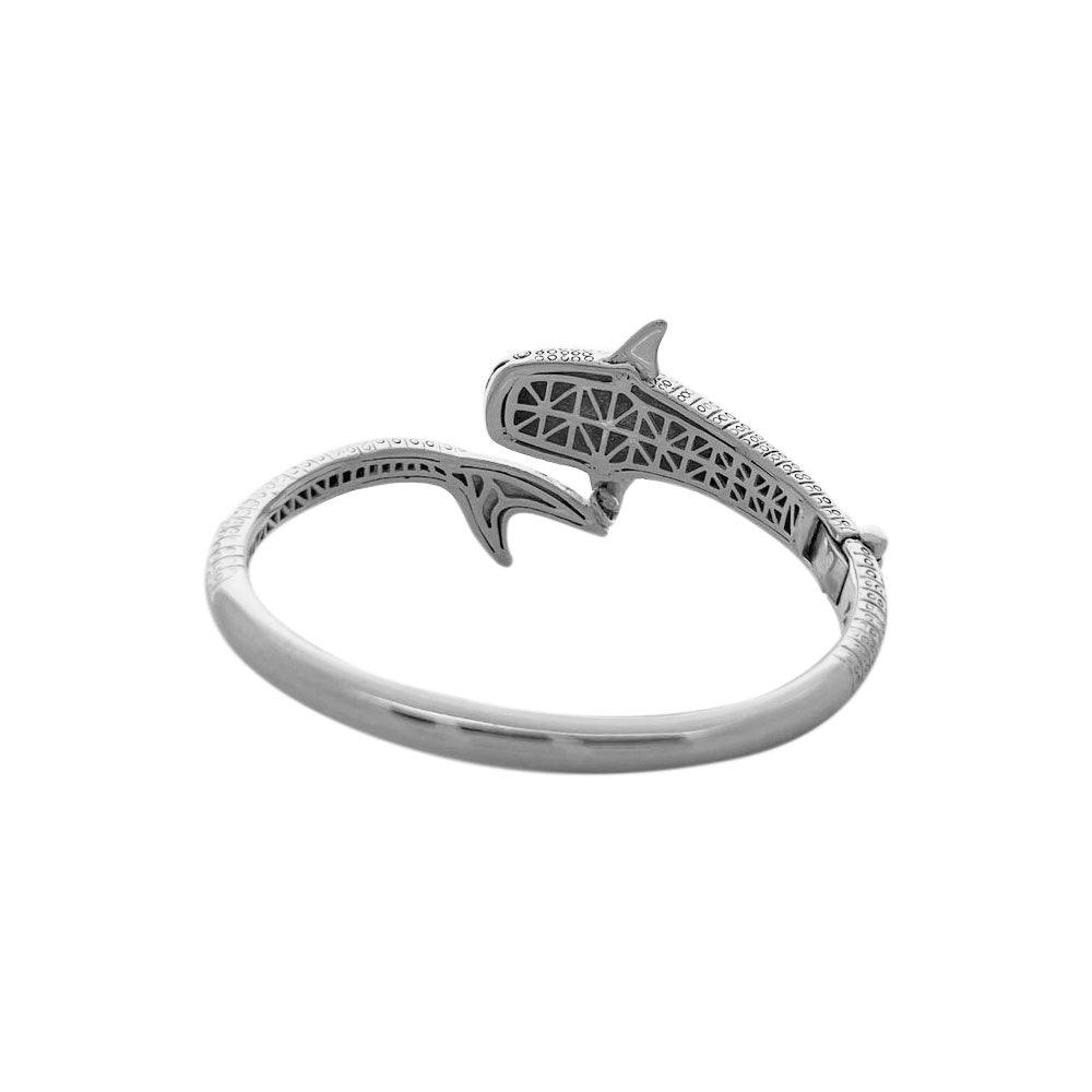 Whale Shark Sterling Silver Cuff Bracelet TBA188 - Jewelry