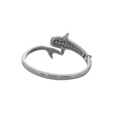 Whale Shark Sterling Silver Cuff Bracelet TBA188 - Jewelry