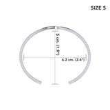 Peter Stone Jewelry Sterling Silver Plankton Wave Cuff Bracelet - Divesilver Collection TBA305 - Jewelry