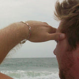 Dive Flag Sterling Silver Link Bracelet TBG404