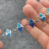 Manta Ray with Inlaid  Sterling Silver Bracelet TBG545