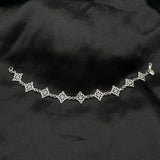 A charm in four folds ~ Celtic Four-Point Sterling Silver Bracelet TBG579