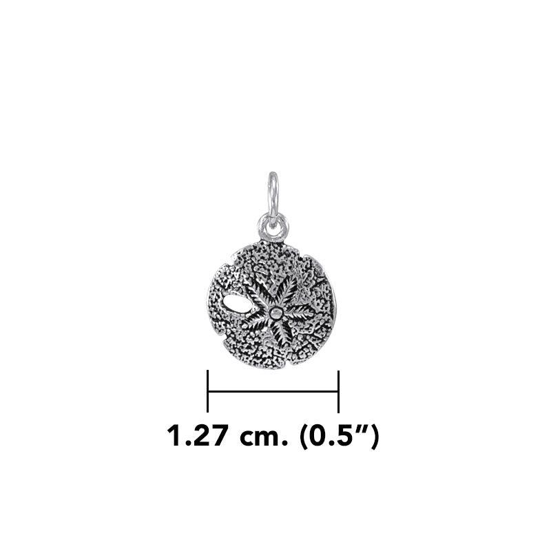 Tokens of the shore ~ Sterling Silver Jewelry Sand Dollar Charm TC216 - Jewelry