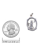 Howling Wolf Silver Charm TC429