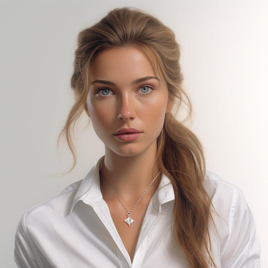 Manta Ray Sterling Silver Charm TC599 - Jewelry