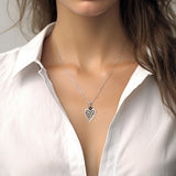 Celtic Knotwork Heart Silver Charm TCM047 - Jewelry