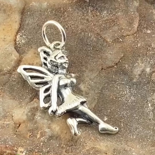 Enchanted Fairy Silver Charm TCM637