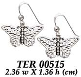 Butterfly Sterling Silver Earrings TER515