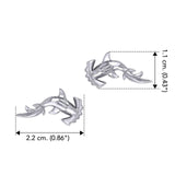 Hammerhead Shark Silver Post Earrings by Peter Stone TER2185 - Jewelry