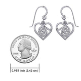 Spiral of growth, evolution, and progression. Its continuous, winding form suggests ongoing development and expansion sterling silver Earrings by Peter Stone Jewelry TER2191 - Jewelry