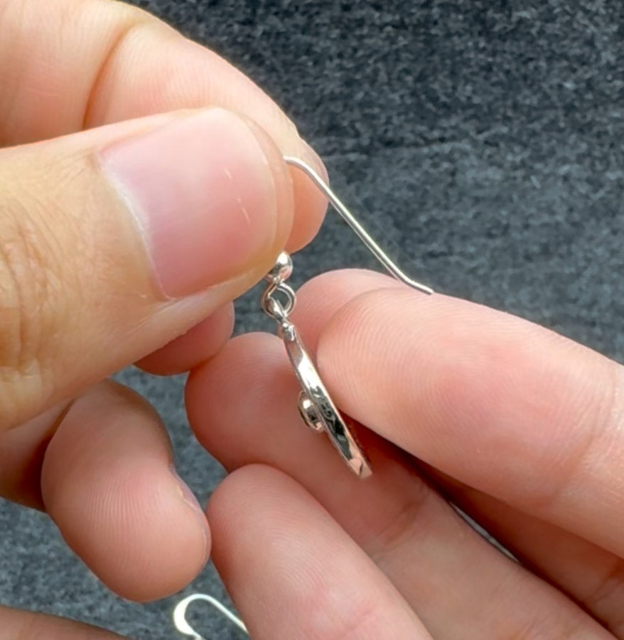 Celtic Knot Shamrock Sterling Silver Earrings TER220