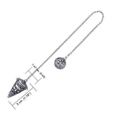 Green Man Silver Pendulum TM008 - Jewelry