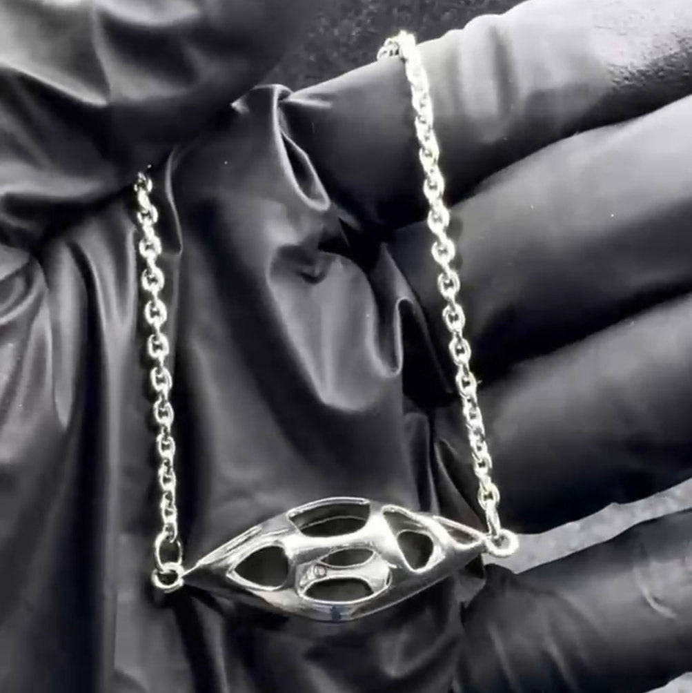 Bold Filigree Sterling Silver Necklace TNC424P