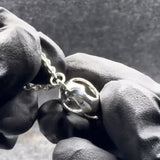 Bold Filigree Heart Silver Necklace TNC425P