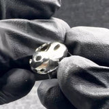 Bold Filigree Heart Silver Necklace TNC425P