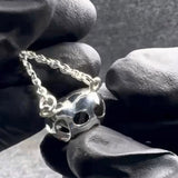 Bold Filigree Heart Silver Necklace TNC425P