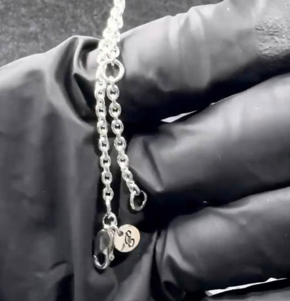 Bold Filigree Heart Silver Necklace TNC425P