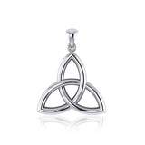 Celtic Triquetra Knot Sterling Silver Pendant TP085