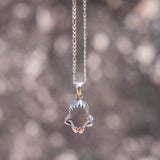 DiveSilver Shark Jaw Sterling Silver Pendant TP1539