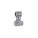 Celtic Thor's Hammer Silver Slider Pendant TP181