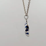 Charmed by the Rhythmic Spiral Nautilus Sterling Silver Pendant  TP3106