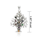 Kabbalah Tree Of Life Sterling Silver Pendant TP3302