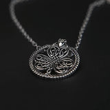 Celtic Knotwork Shamrock & Irish Claddagh Sterling Silver Pendant by Courtney Davis TP3417