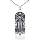 Celtic Angel Of Devotion Silver Pendant TP3442 - Jewelry