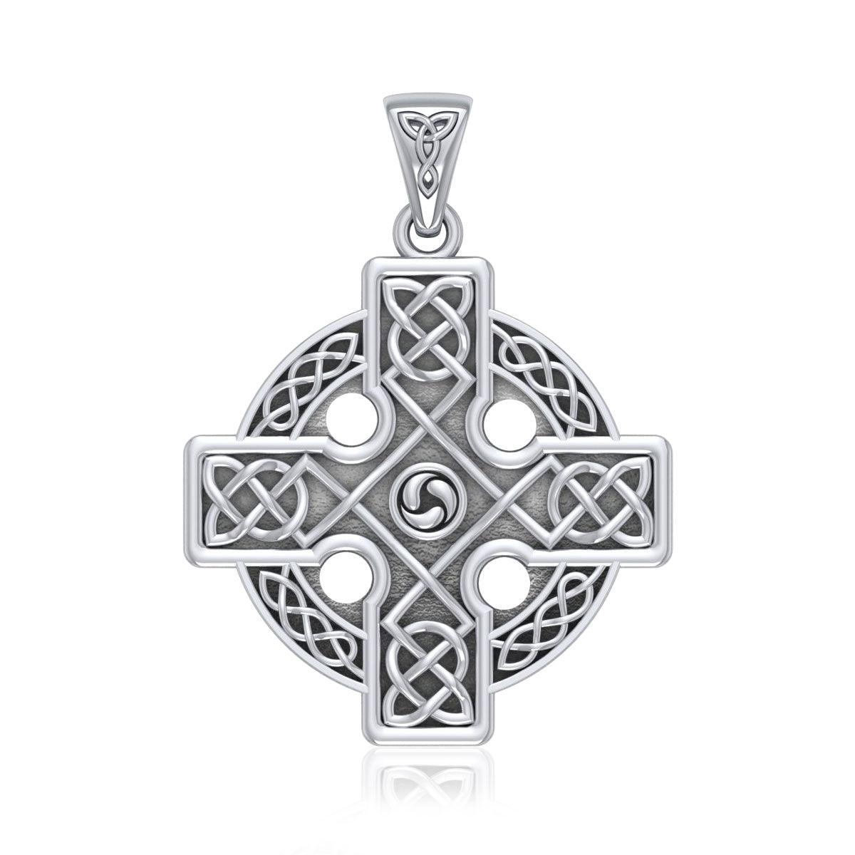 Celtic Cross Triskele Pendant TP477 - Jewelry