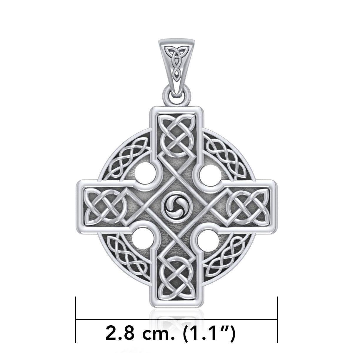 Celtic Cross Triskele Pendant TP477 - Jewelry