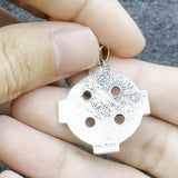 Celtic Cross Triquetra Sterling Silver Pendant TP477