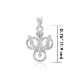 Flying Dove Sterling Silver Pendant TP775
