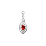 Filigree Celtic with Gemstone Sterling Silver Pendant TP860