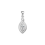 Filigree Celtic with Gemstone Sterling Silver Pendant TP860