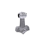 Infinity Thor's Hammer Sterling Silver Pendant TP913