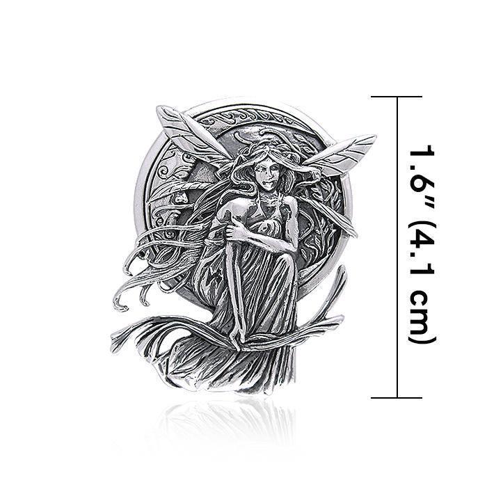Bella Luna Fairy Sterling Silver Pendant TPD003