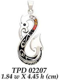 A showcase of unique beauty ~ Viking Urnes Animal Sterling Silver Pendant TPD2207
