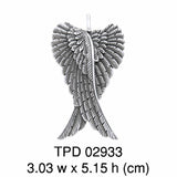 Angel Wings Sterling Silver Pendant TPD2933