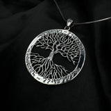 Continuously Inspiring - The Ethereal Symbol of the Theban Tree of Life Sterling Silver Pendant by Mickie Mueller TPD1043