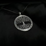 Continuously Inspiring - The Ethereal Symbol of the Theban Tree of Life Sterling Silver Pendant by Mickie Mueller TPD1043