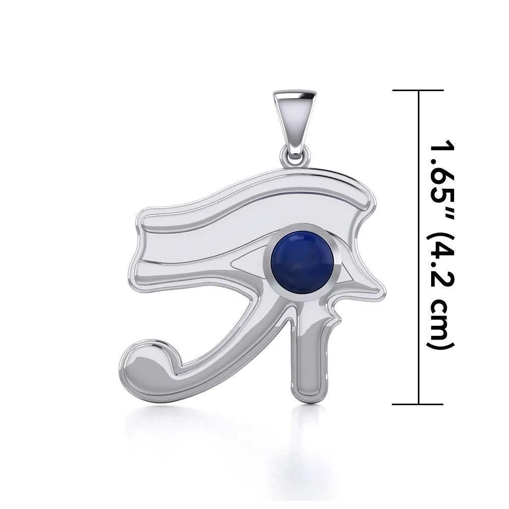 Udjat Pendant with Stone Eye by Oberon Zell TPD1068