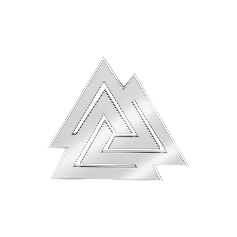 The Viking Valknut Sterling Silver Pendant TPD1071 - Jewelry
