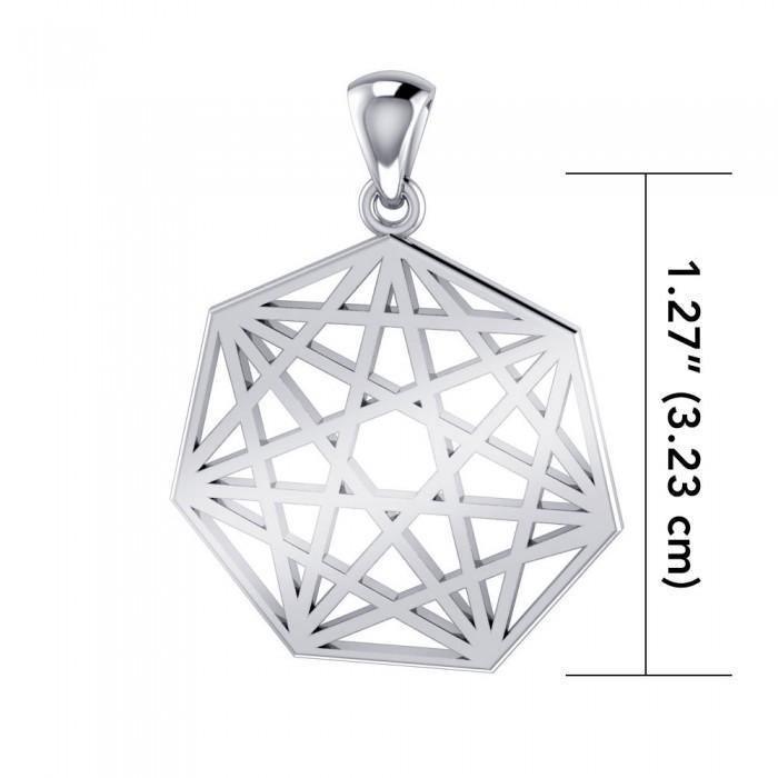 Protective Septacle Sterling Silver Pendant by Oberon Zell TPD1074