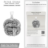Celtic Snake Sterling Silver Pendant TPD1107