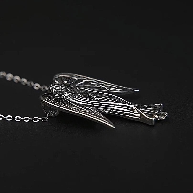 Inspirational Angel Sterling Silver Pendant TPD124
