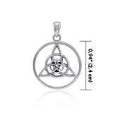Celtic Trinity Pentacle Sterling Silver Pendant TPD133